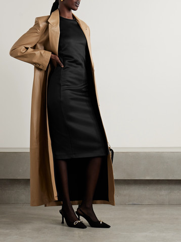 Max Mara Vetta woven midi dress
