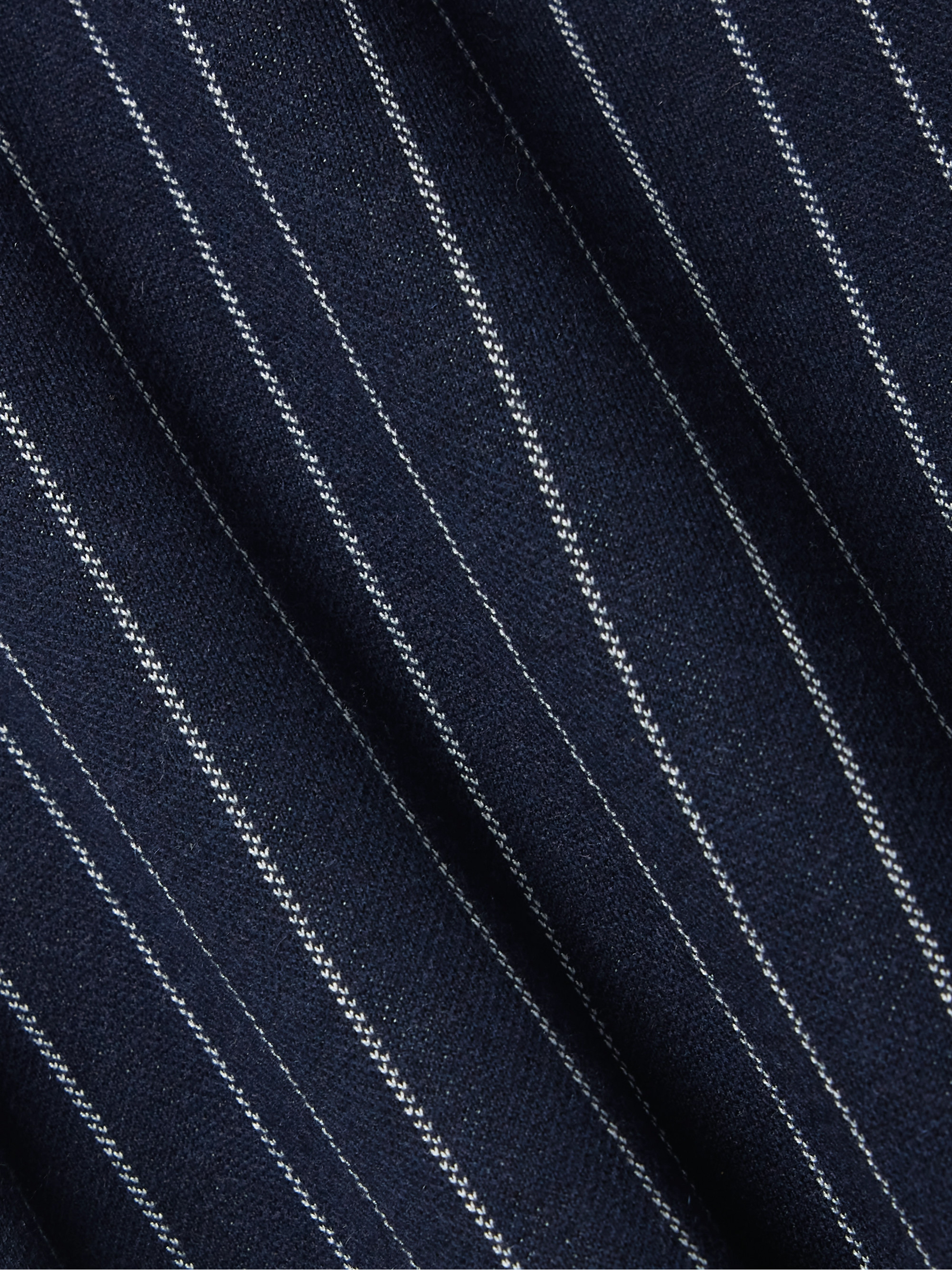 Max Mara Pinstriped cotton, cashmere and silk-blend dress thumbnail