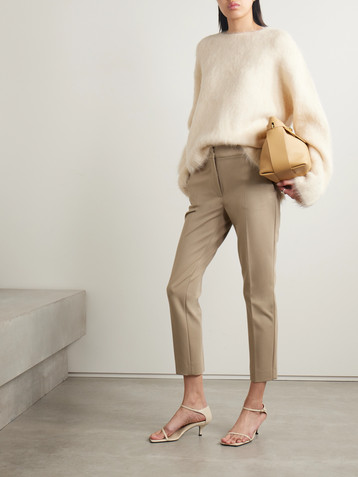Max Mara Pegno cady slim-leg pants