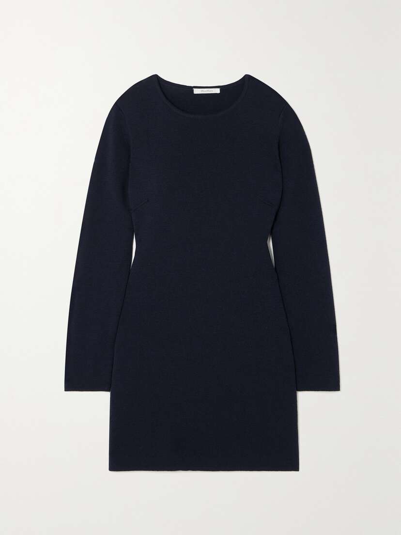 Max Mara — Eridani wool mini dress