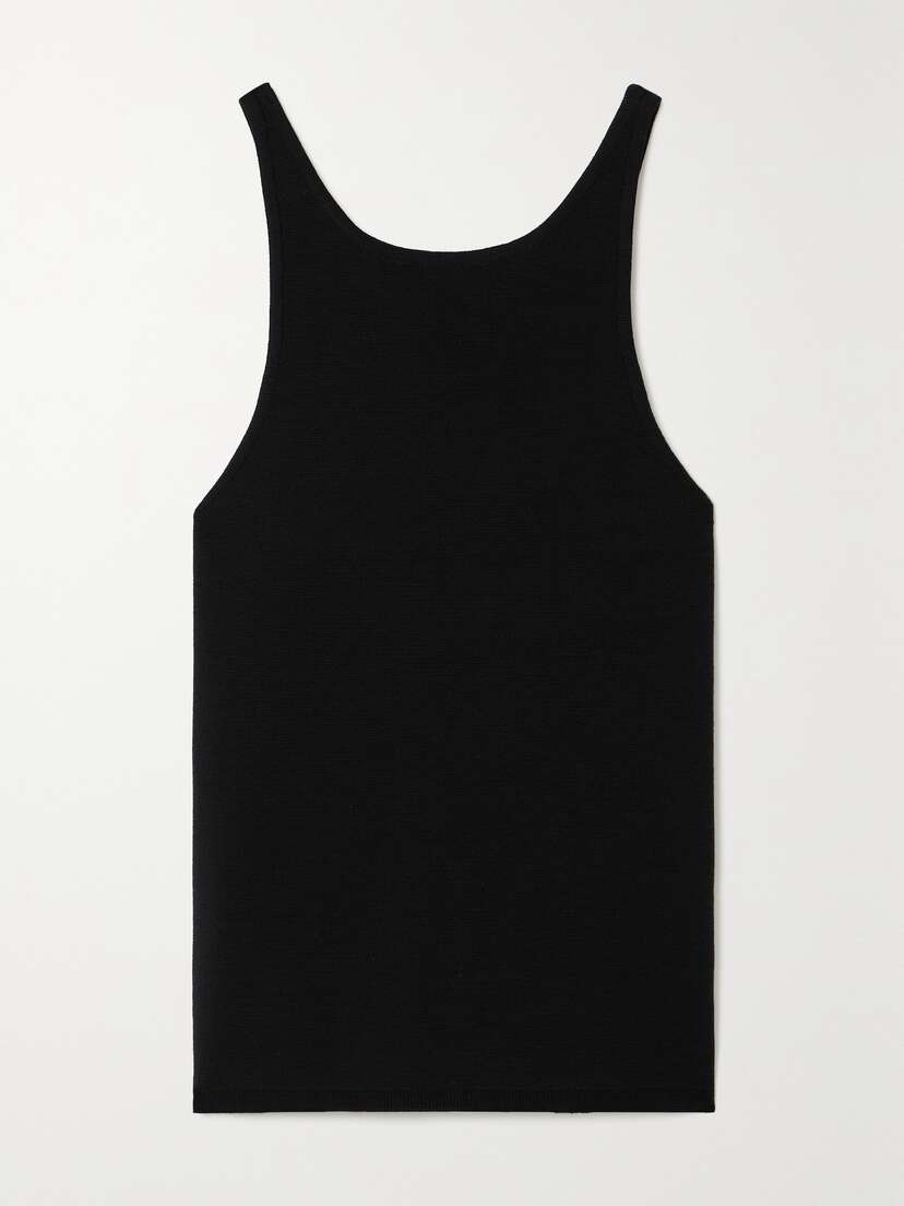Max Mara Alfeo Stretch Wool-blend Tank