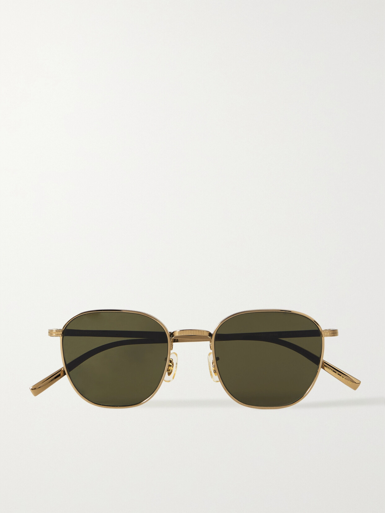 Oliver Peoples Rynn Round-frame Gold-tone Sunglasses