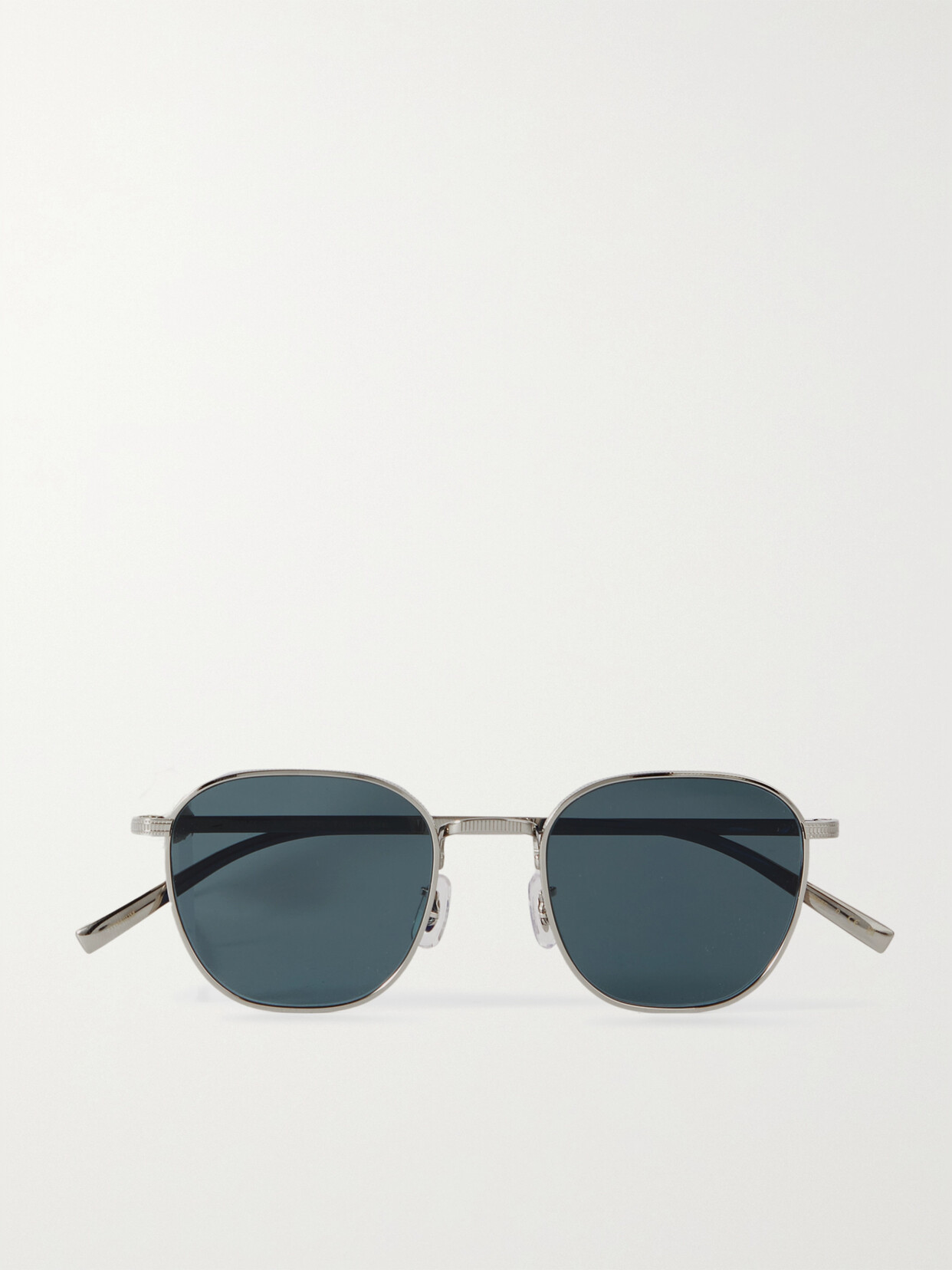 Oliver Peoples Rynn Round-frame Silver-tone Sunglasses