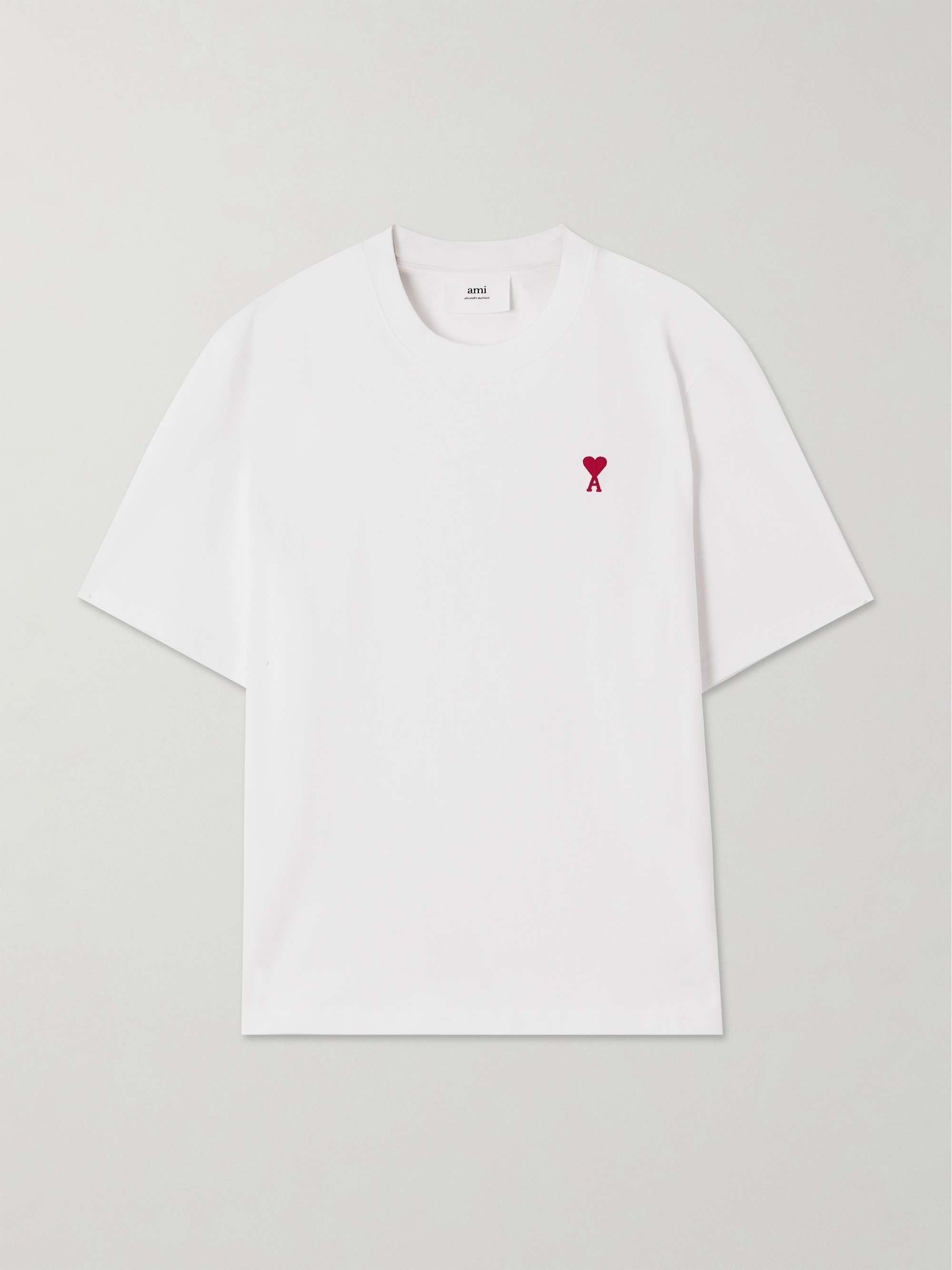 AMI PARIS オーガニックコットンジャージー Tシャツ | ヤマダウェブコム