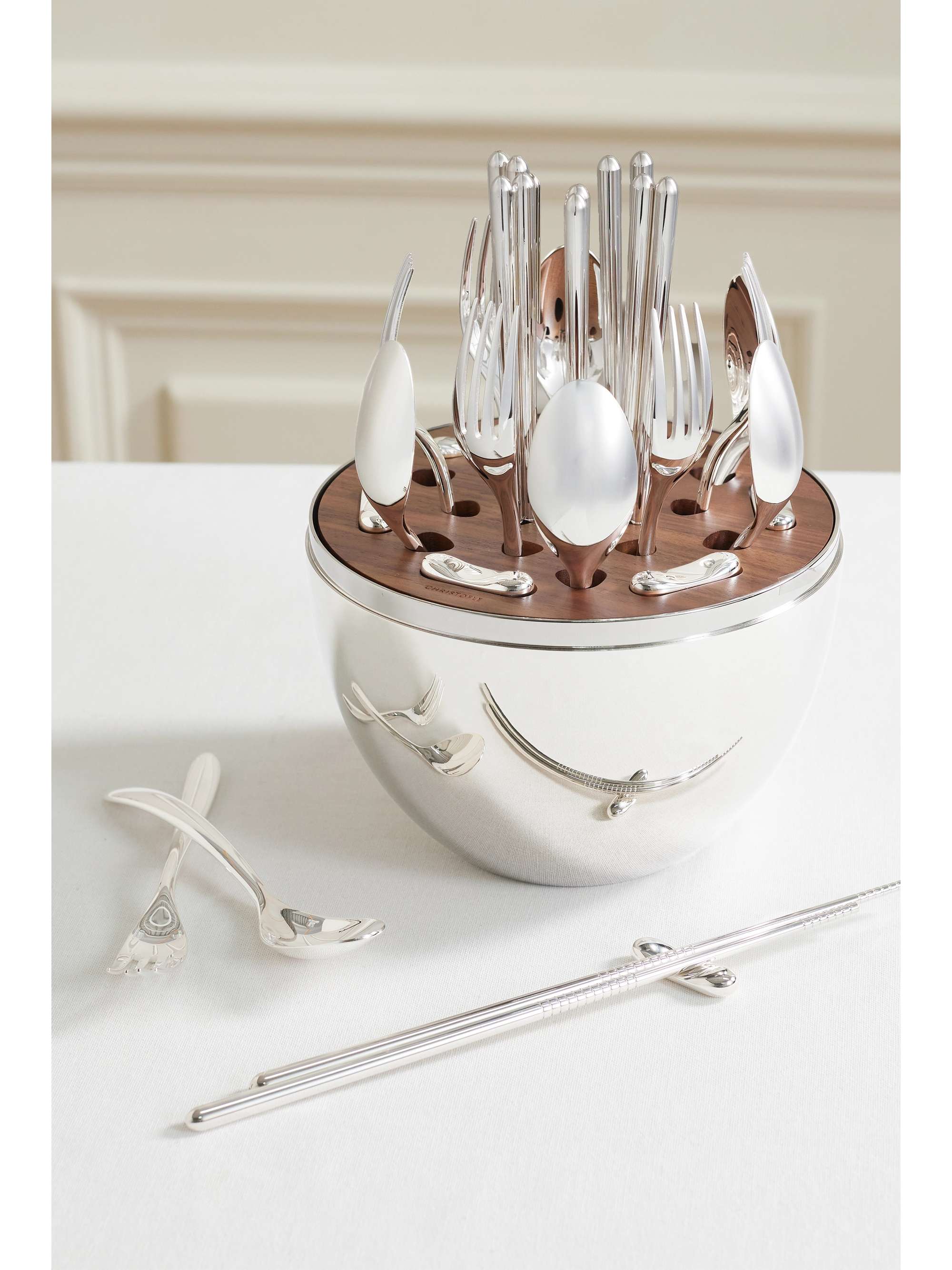 Christofle Mood 24-Piece Flatware Set - Silver