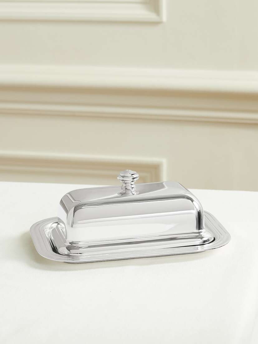 Christofle Albi Silver-plated Butter Dish
