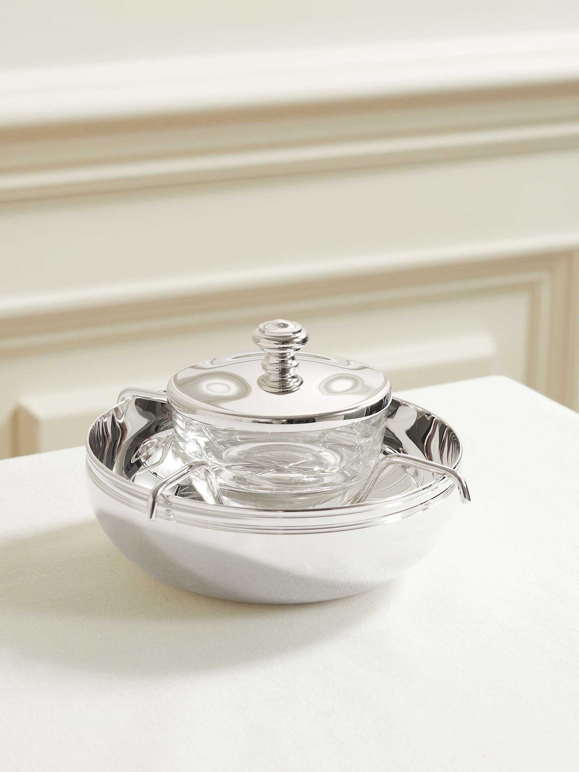 CHRISTOFLE Albi silver plated caviar serving set NET A PORTER
