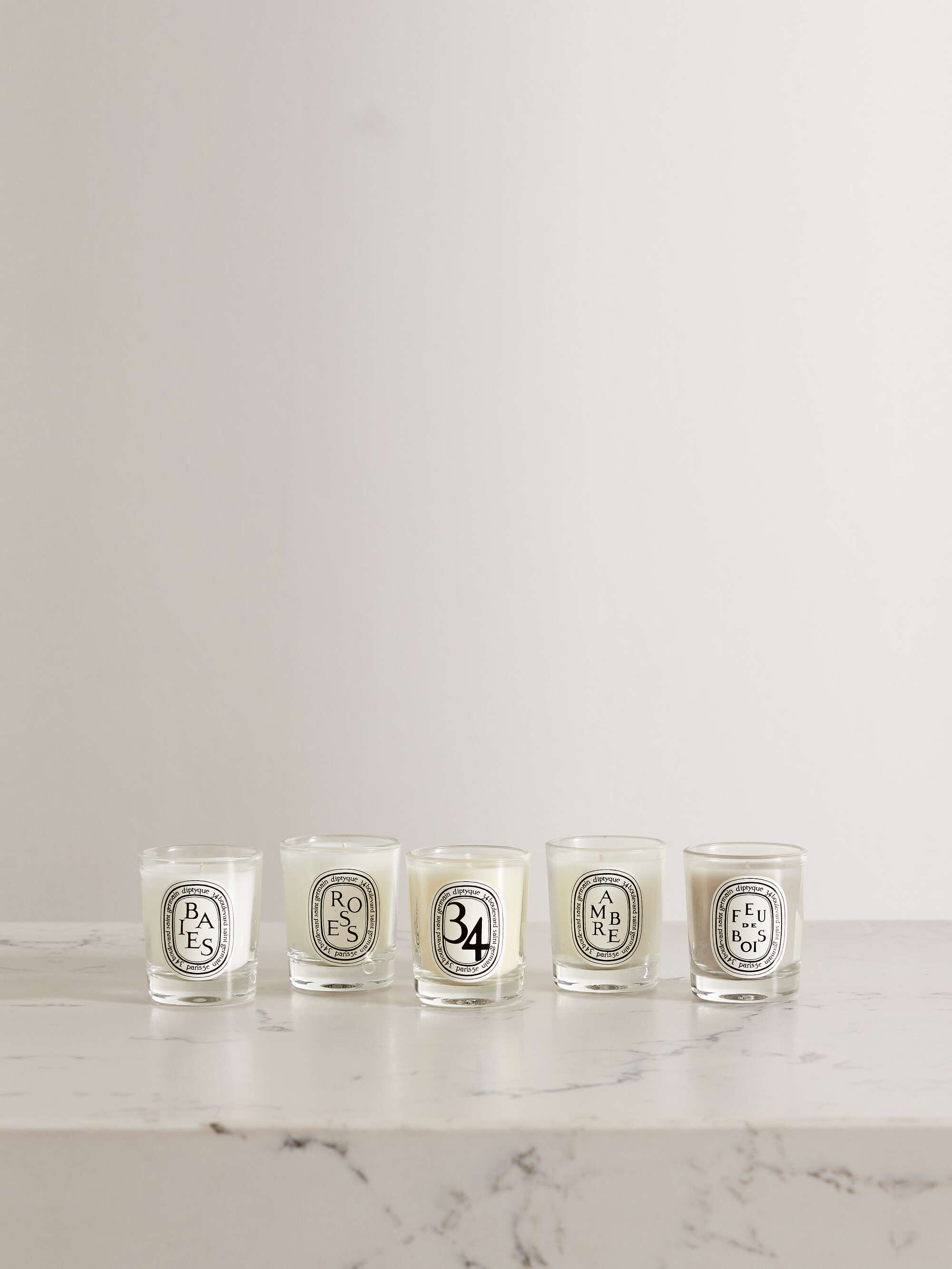 DIPTYQUE Set of five scented candles, 5 x 35g NETAPORTER