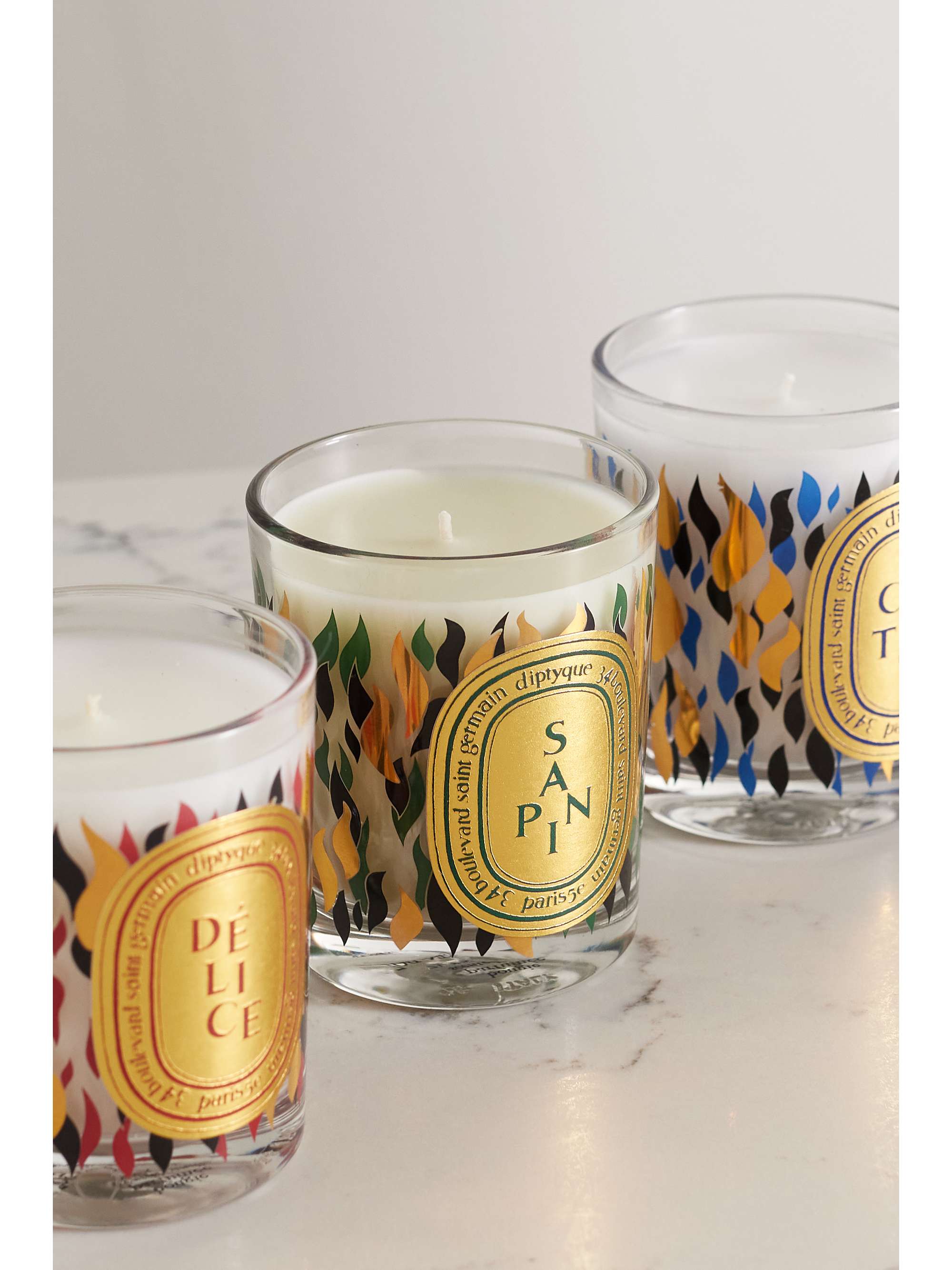 DIPTYQUE Set of three scented candles, 3 x 70g NETAPORTER