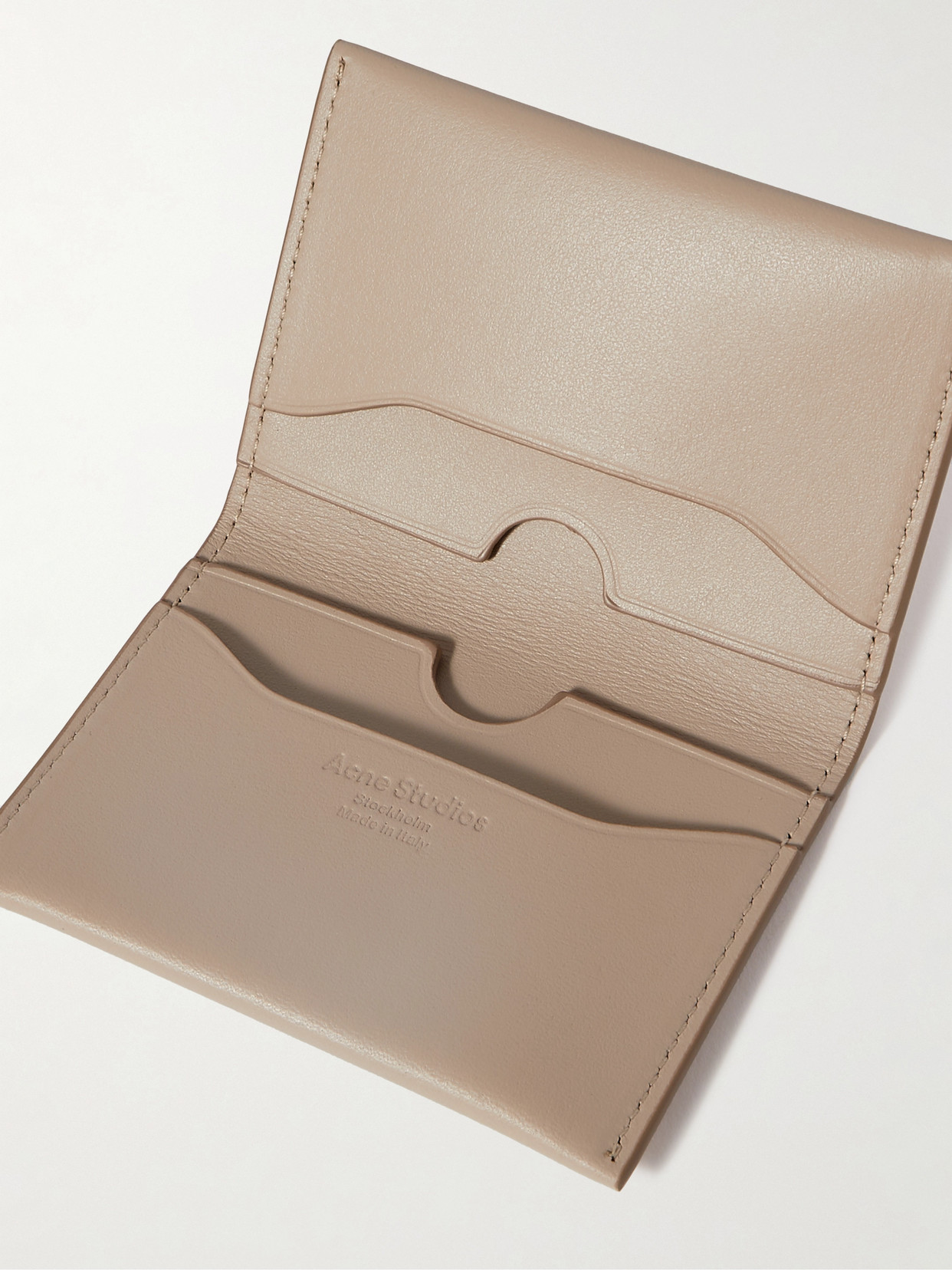 ACNE STUDIOS PRINTED LEATHER WALLET 