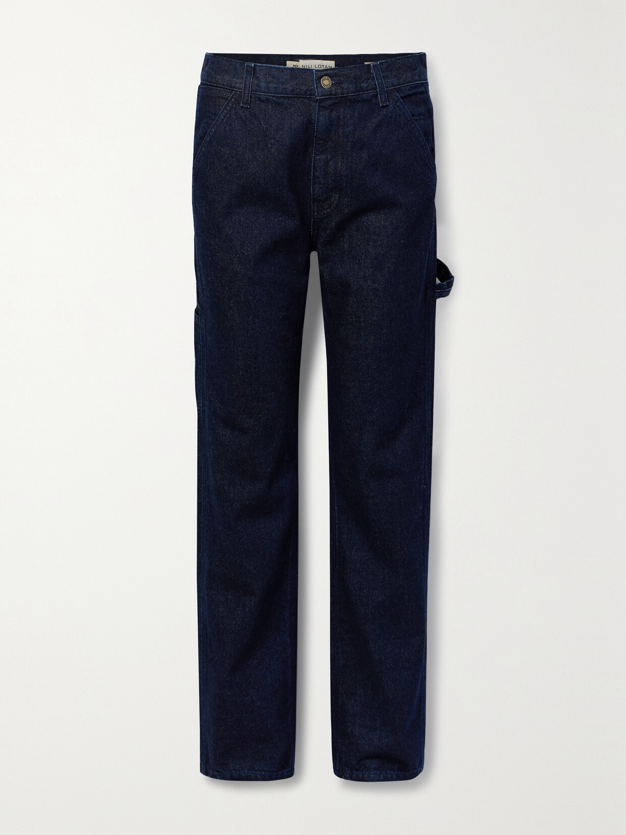 Nili Lotan Calvin Carpenter High-rise Straight-leg Jeans - Blue