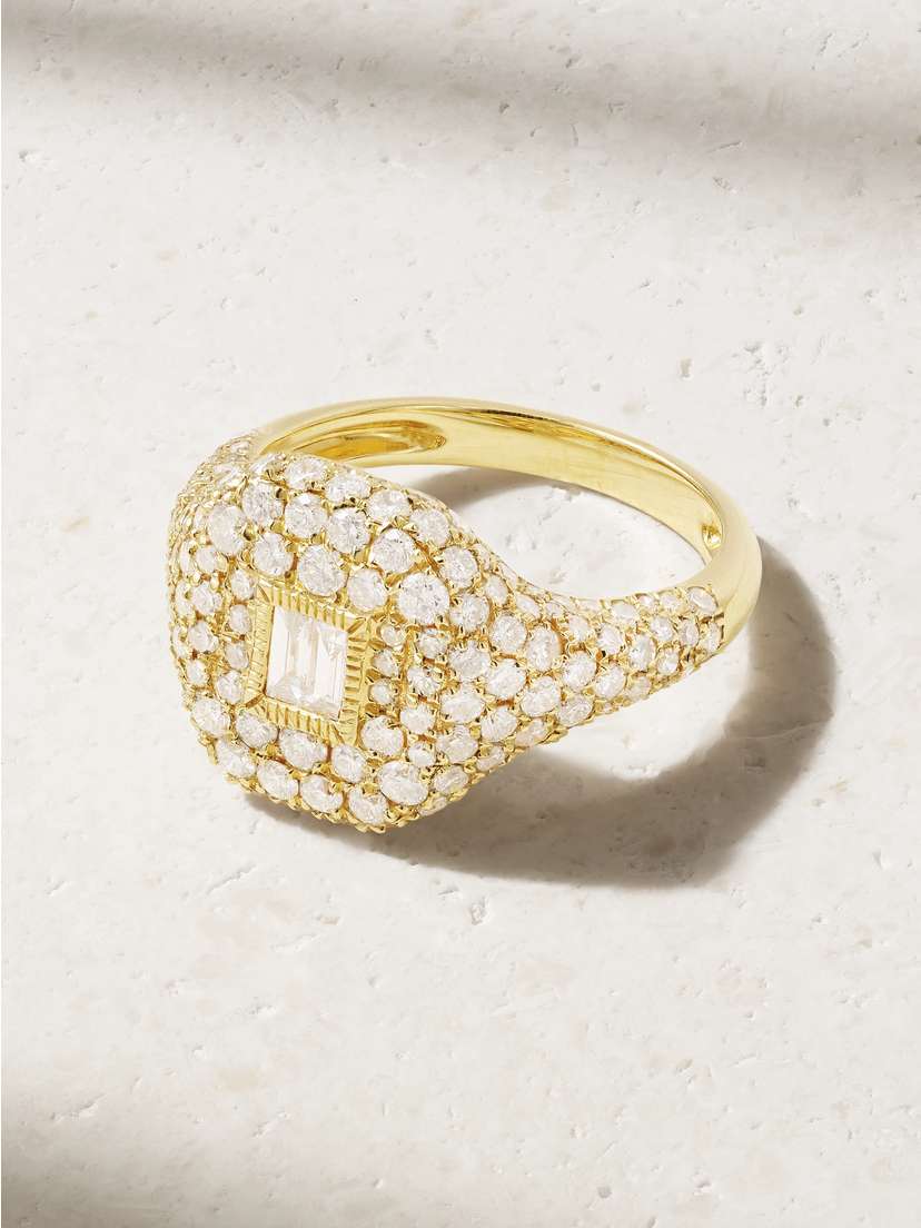 SHAY 18-karat Gold Diamond Pinky Ring