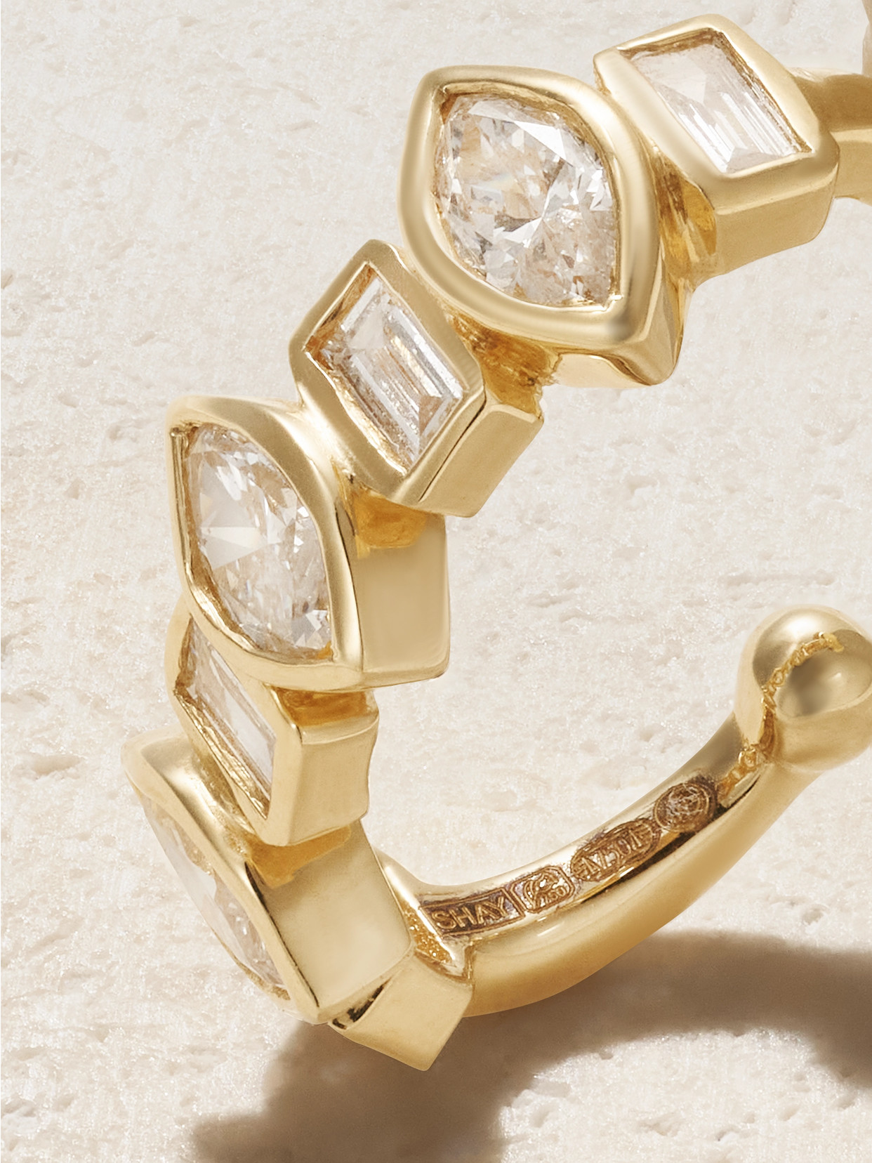 Shay 18-karat Gold Diamond Ear Cuff In Gold