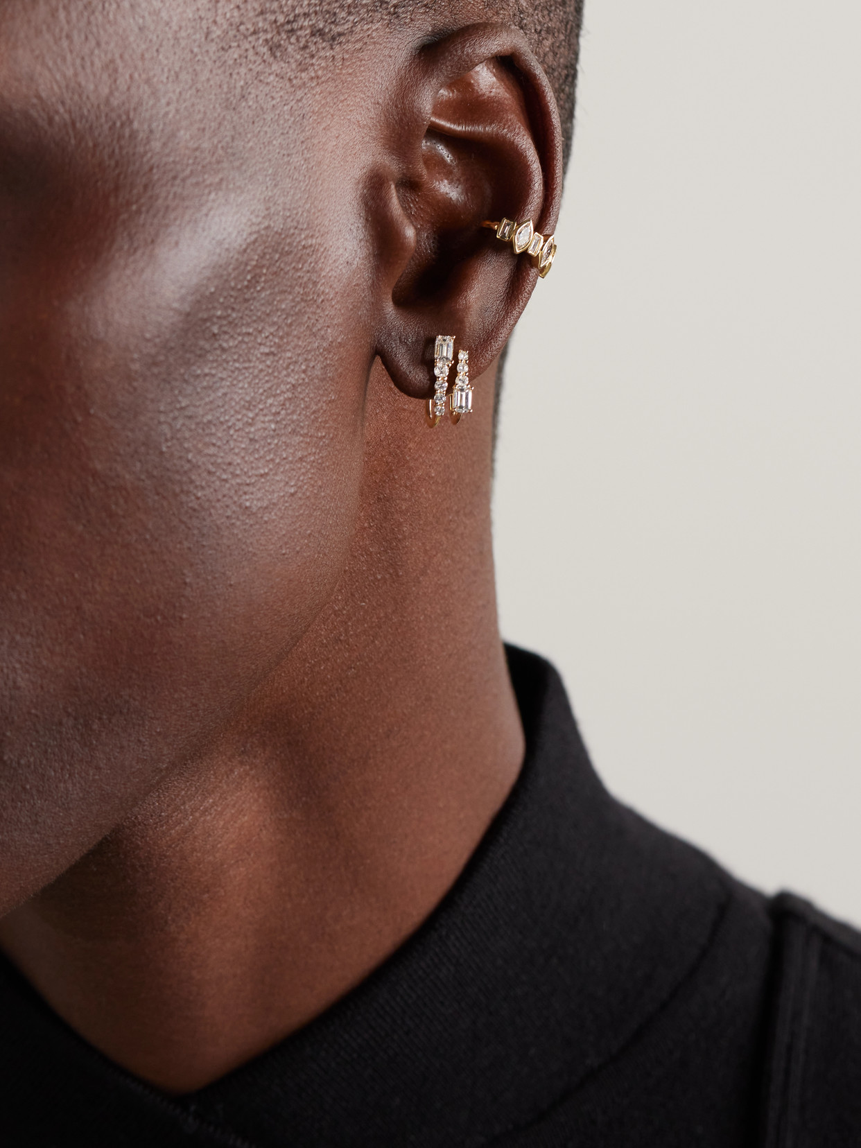 Shay 18-karat Gold Diamond Ear Cuff In Gold