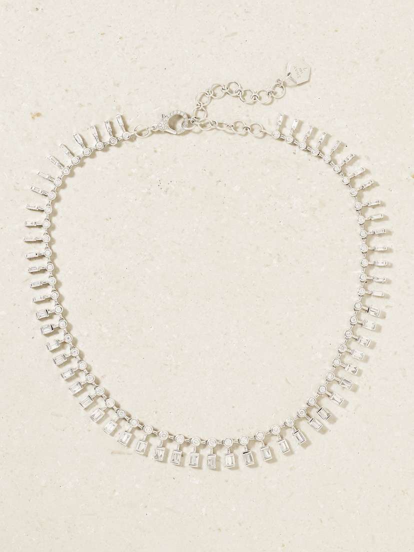 SHAY 18-karat White Gold Diamond Necklace