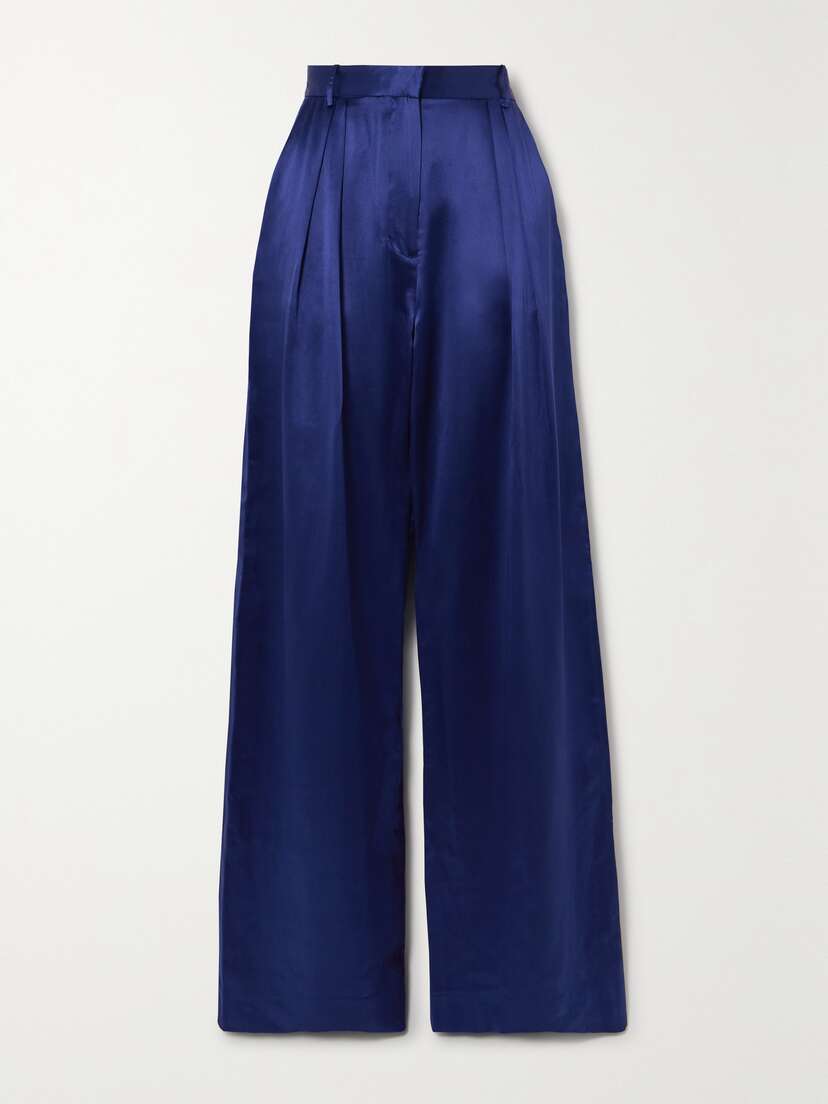 Michael Lo Sordo Boy Silk Wide-leg Pants - UK 14