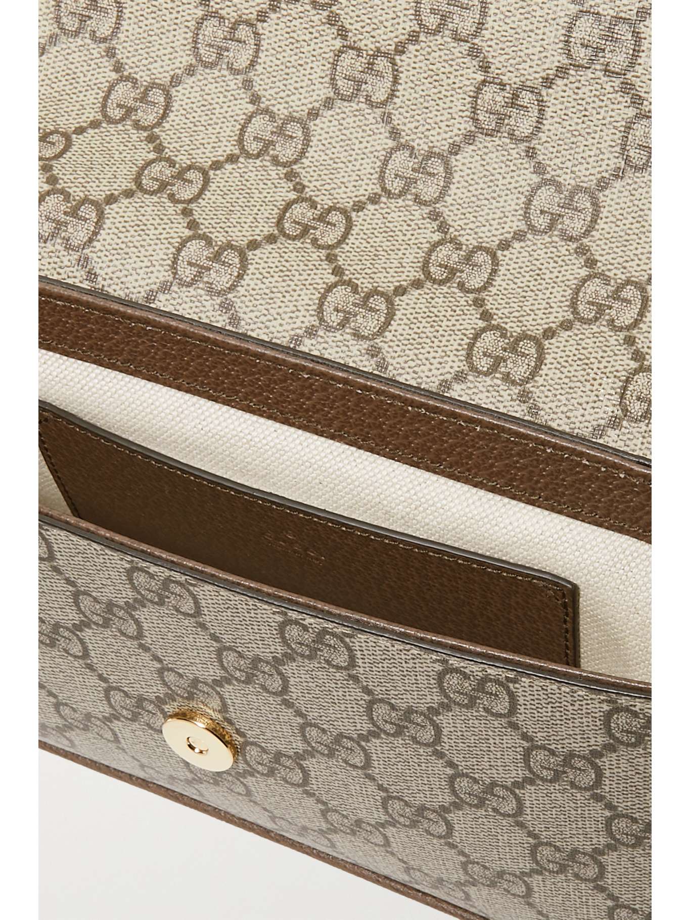 Gucci Women's Coated Canvas Ophidia Shoulder Bag Brown main image 0