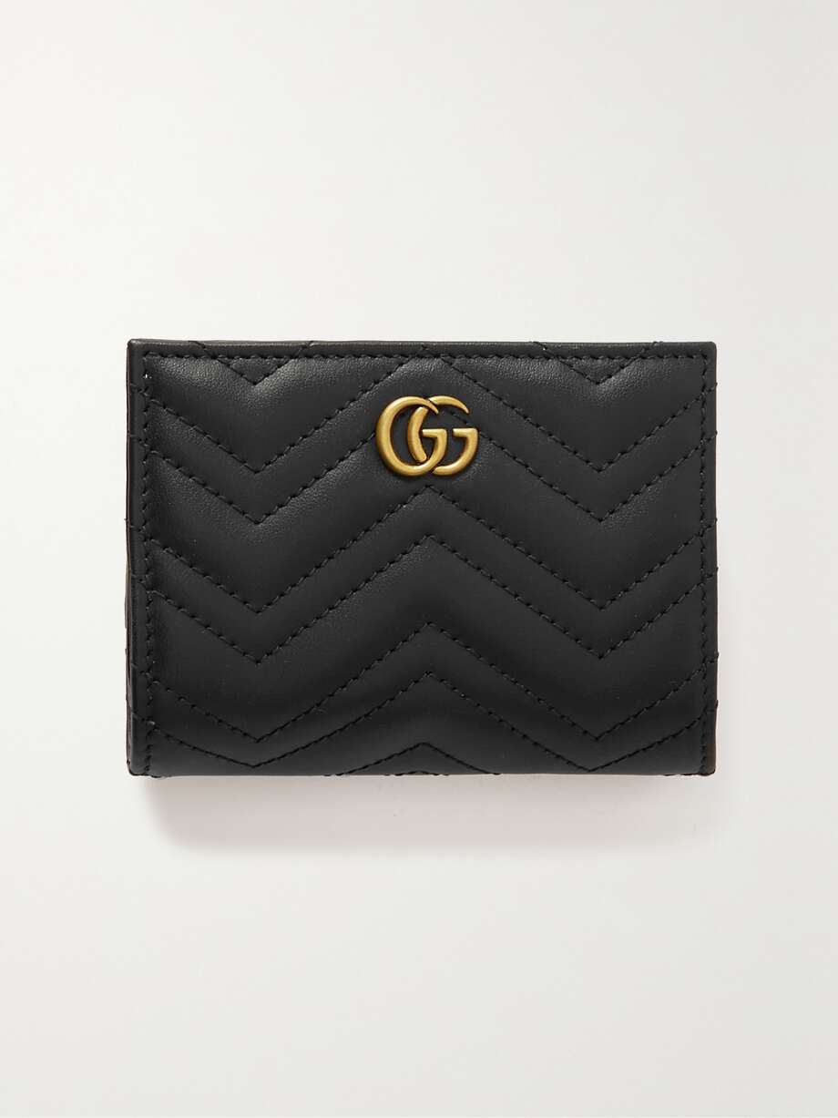 GUCCI GG Marmont 2.0 带缀饰马特拉塞凸纹皮革钱包 | NET-A-PORTER