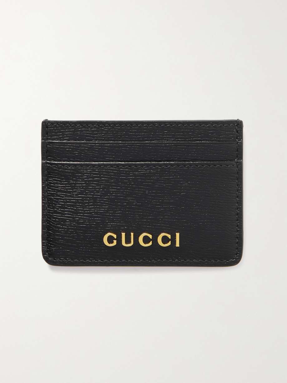 GUCCI 带缀饰纹理皮革卡夹 | NET-A-PORTER