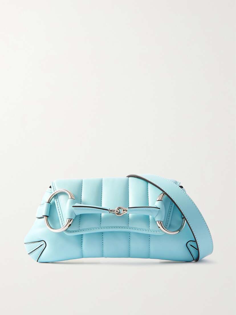 Gucci Horsebit-embellished Quilted Leather Shoulder Bag