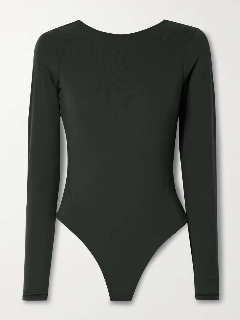 Skims Fits Everybody Low Back Bodysuit - Onyx