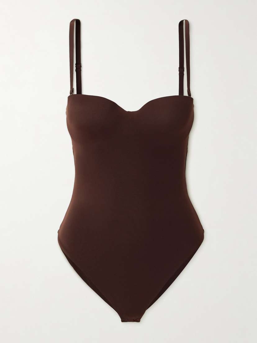 Skims Thong Bodysuit - Cocoa