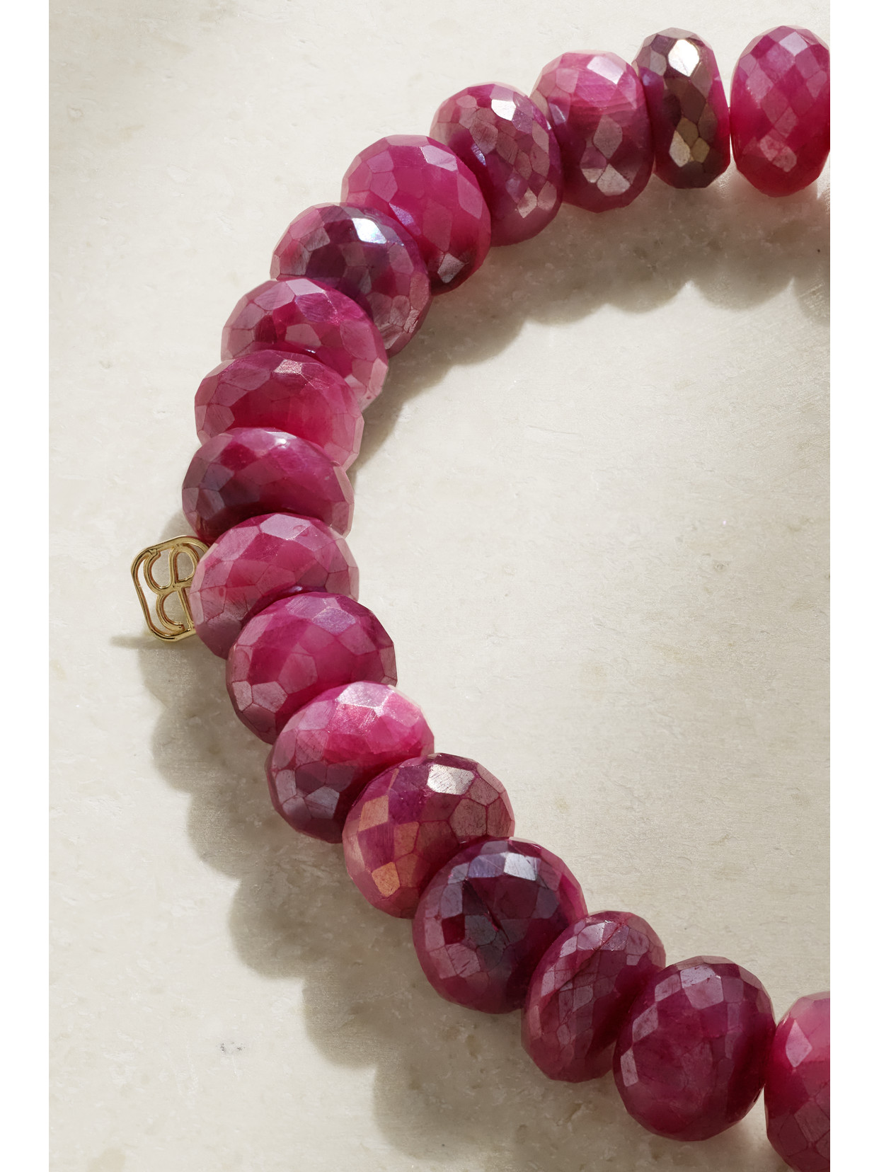 Sydney Evan Flower 14-karat Gold, Multi-stone Bracelet In Gold