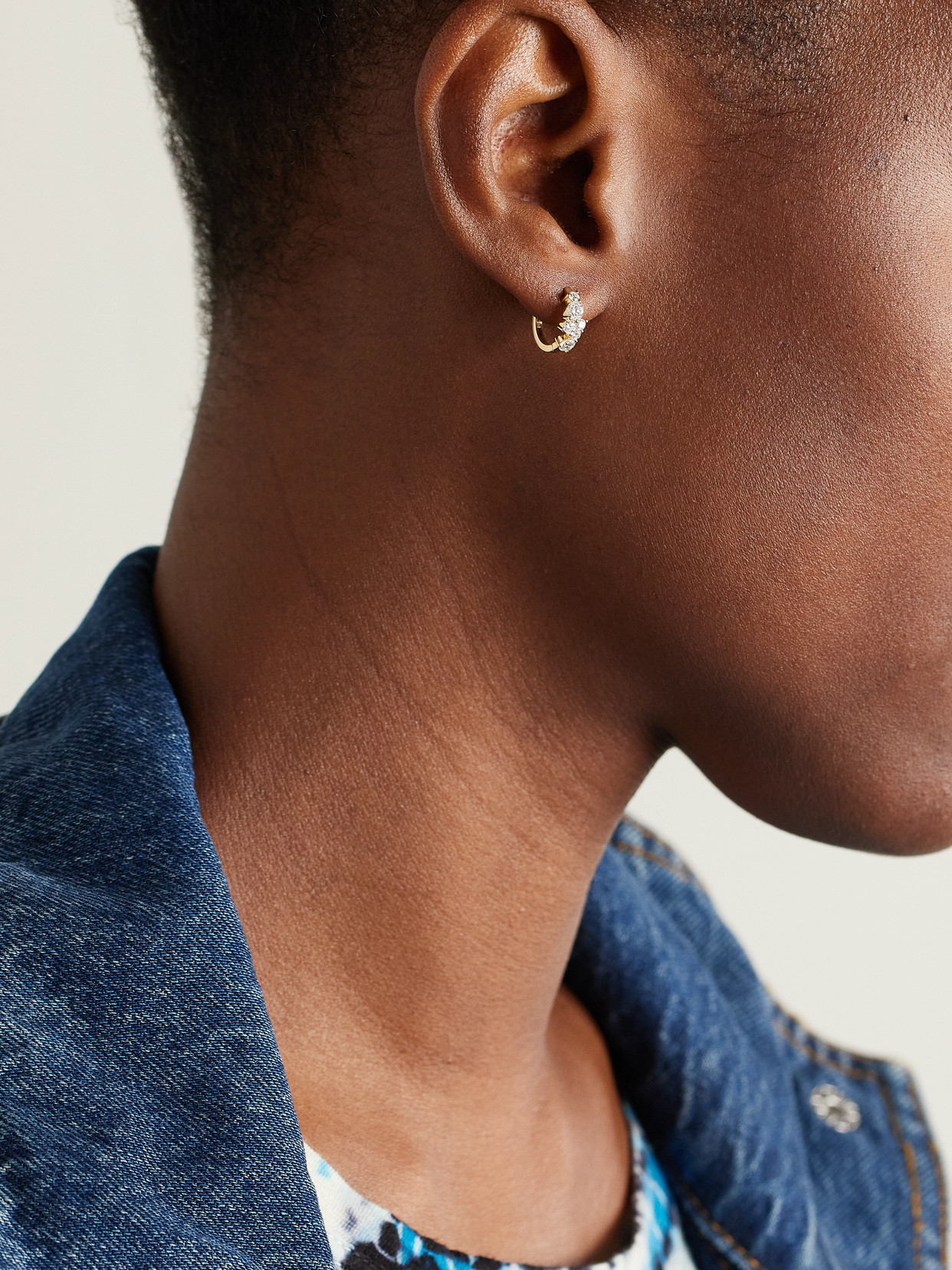 Sydney Evan 14-karat Gold Diamond Hoop Earrings In Gold