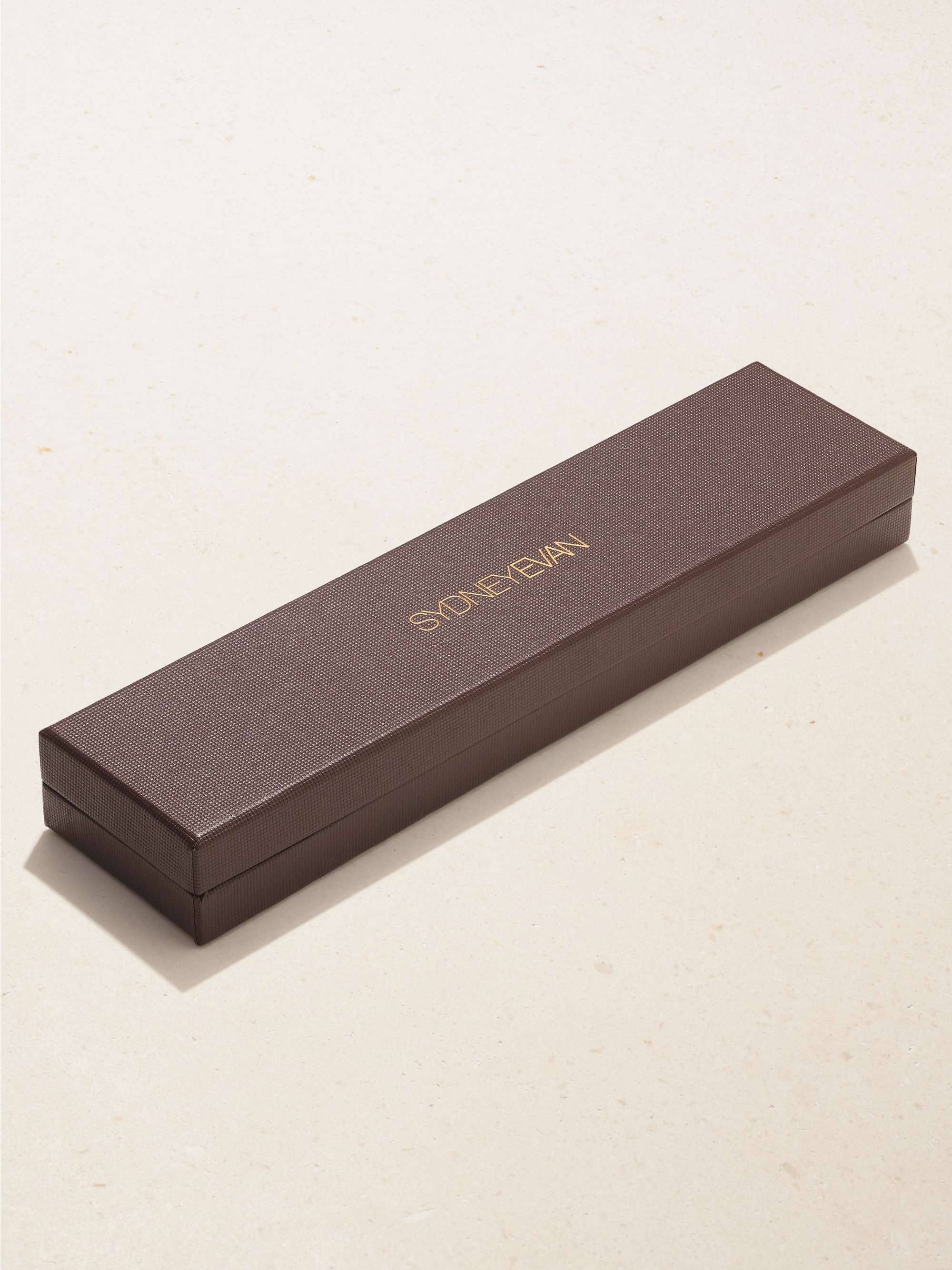 SYDNEY EVAN Kette aus 14 Karat Gold mit Diamanten und Saphiren