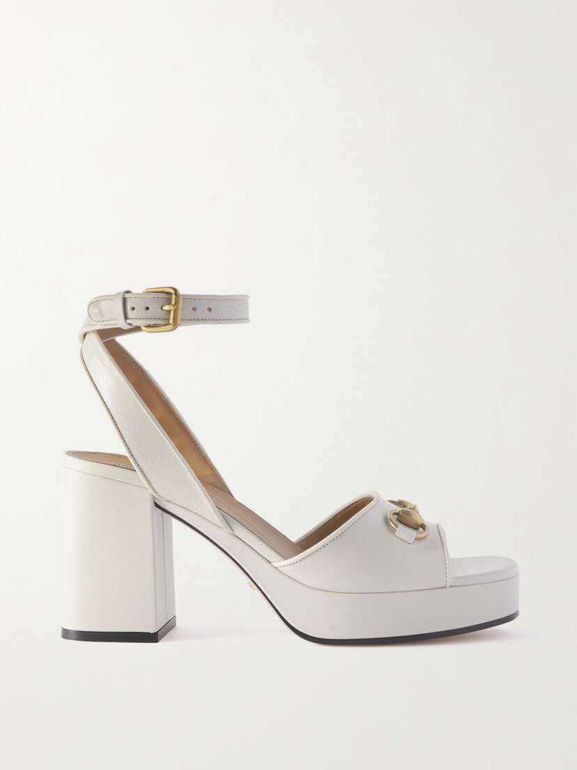 Gucci Lady Horsebit-detailed Leather Sandals