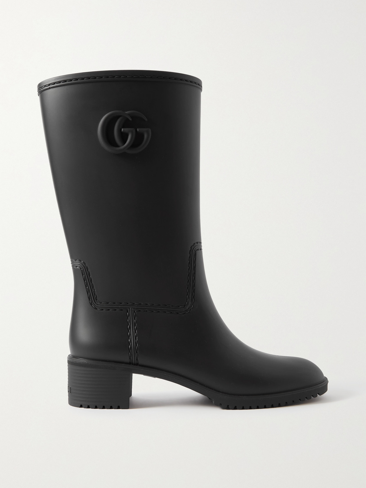 Gucci Stanley Embellished Rubber Rain Boots