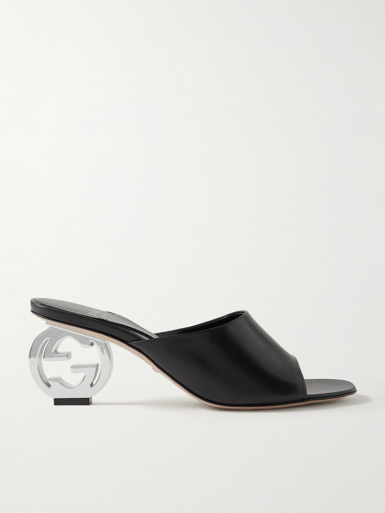 Gucci Embellished Leather Mules