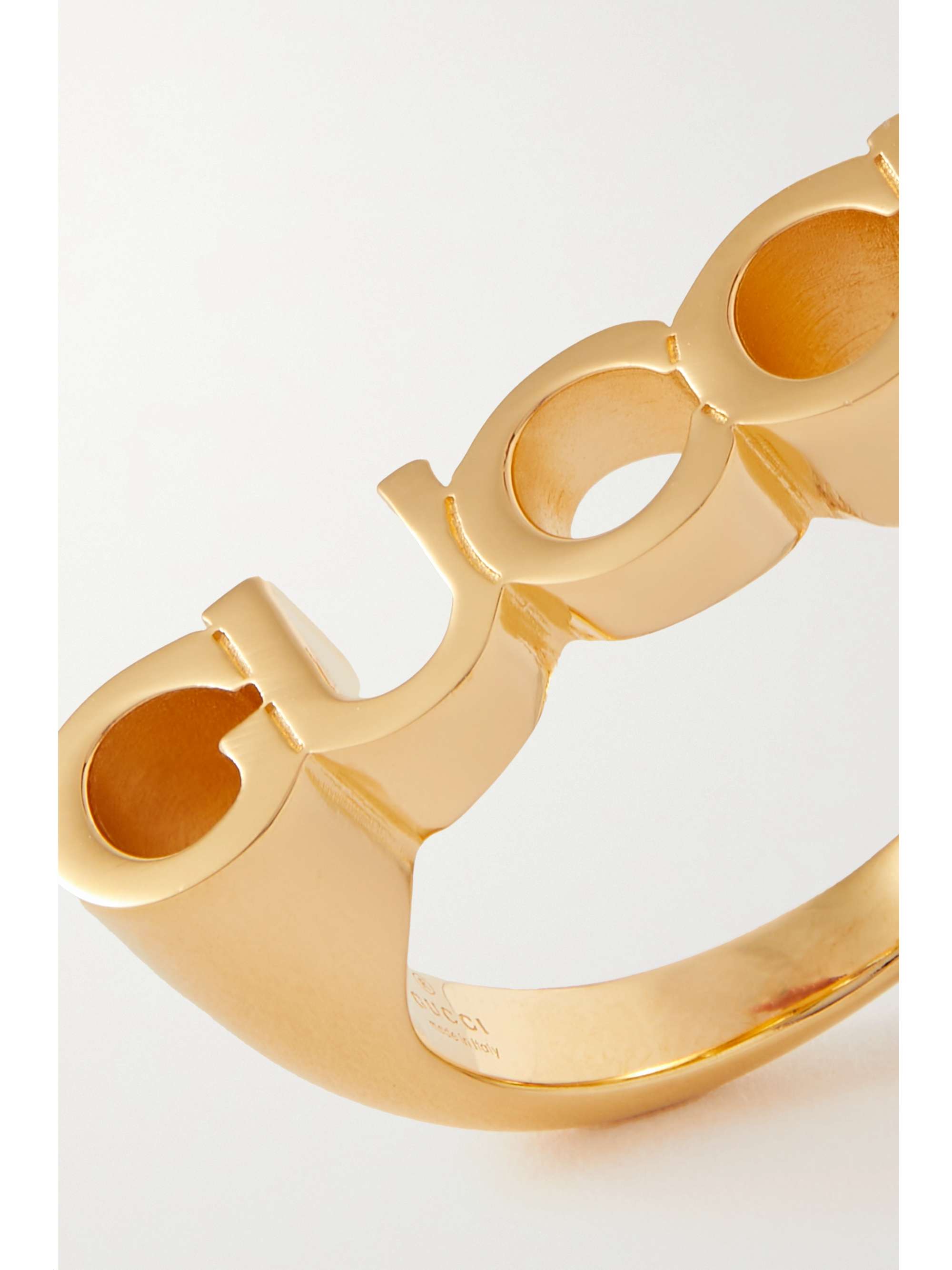 GUCCI ゴールドトーンリング | NET-A-PORTER