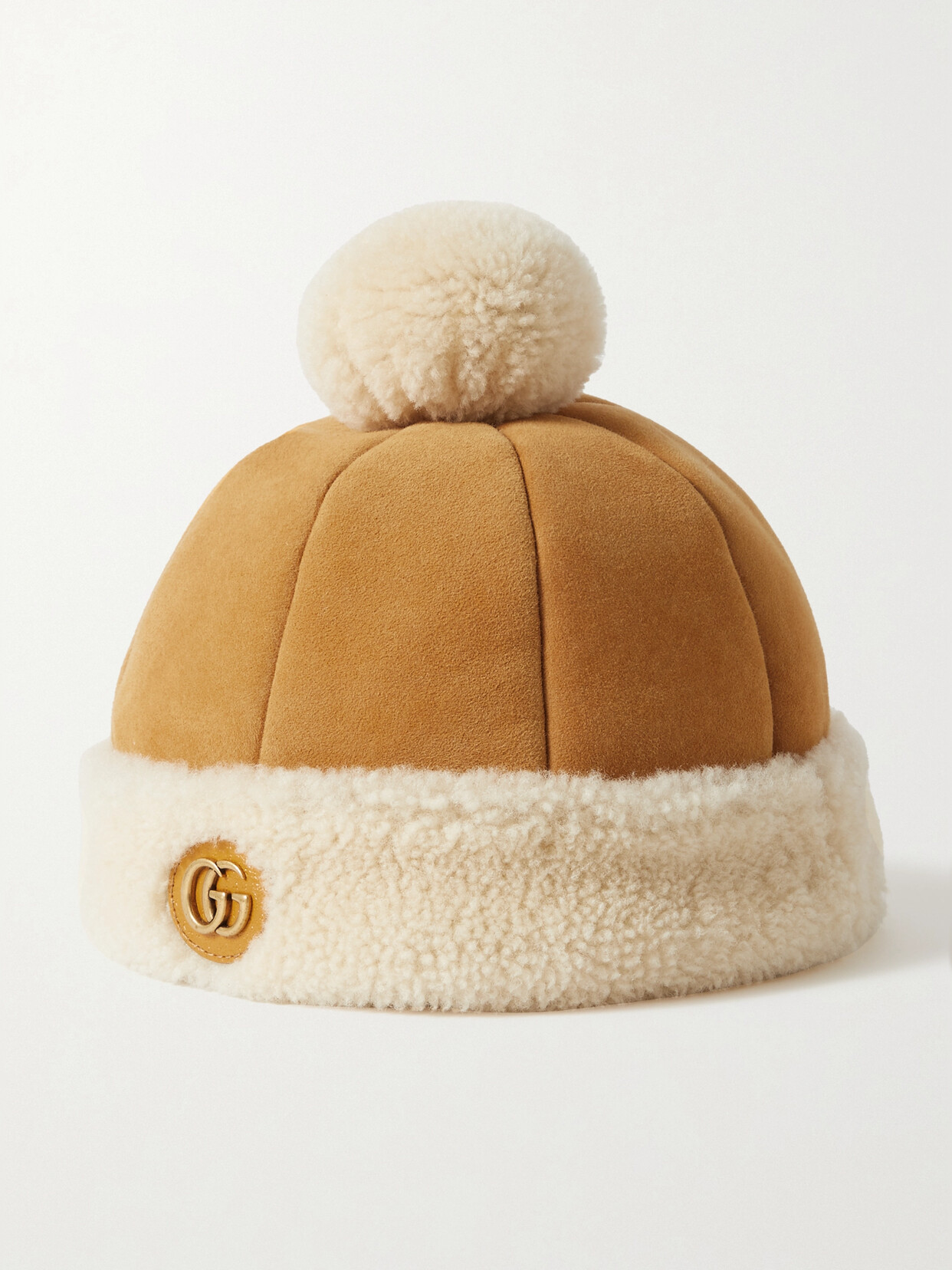 Gucci Dana Appliquéd Shearling Beanie