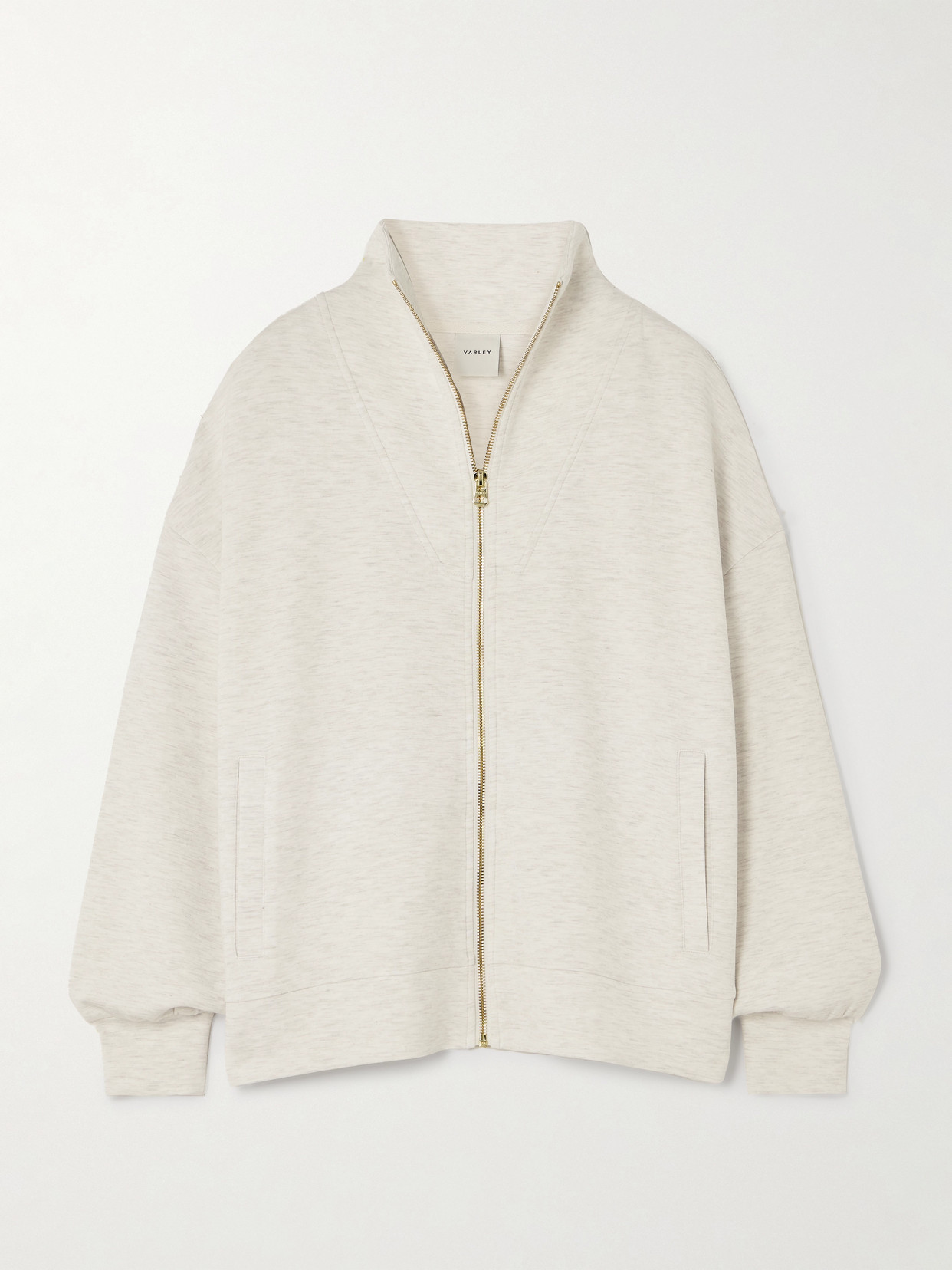 Varley Ralston Jersey Sweatshirt In Ivory