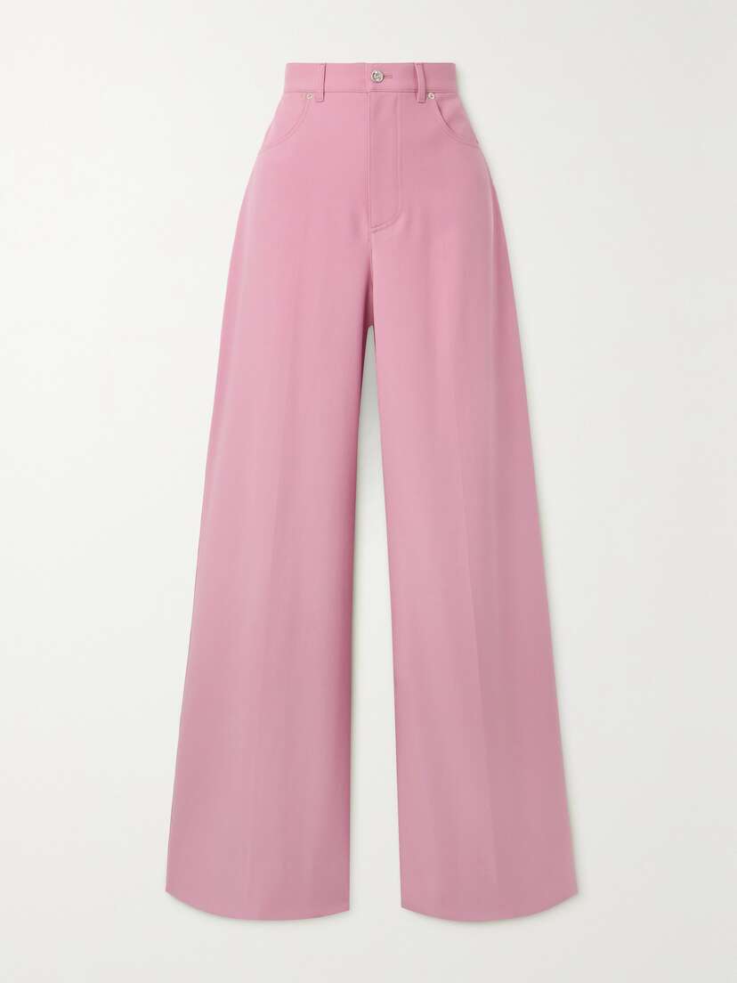 Gucci Wool-twill Wide-leg Pants