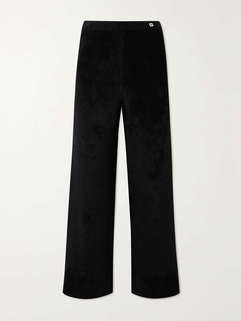 Gucci Embellished Knitted High-rise Pants