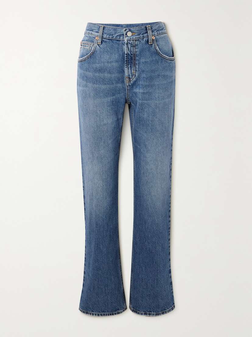 Gucci Horsebit-detailed High-rise Straight-leg Jeans