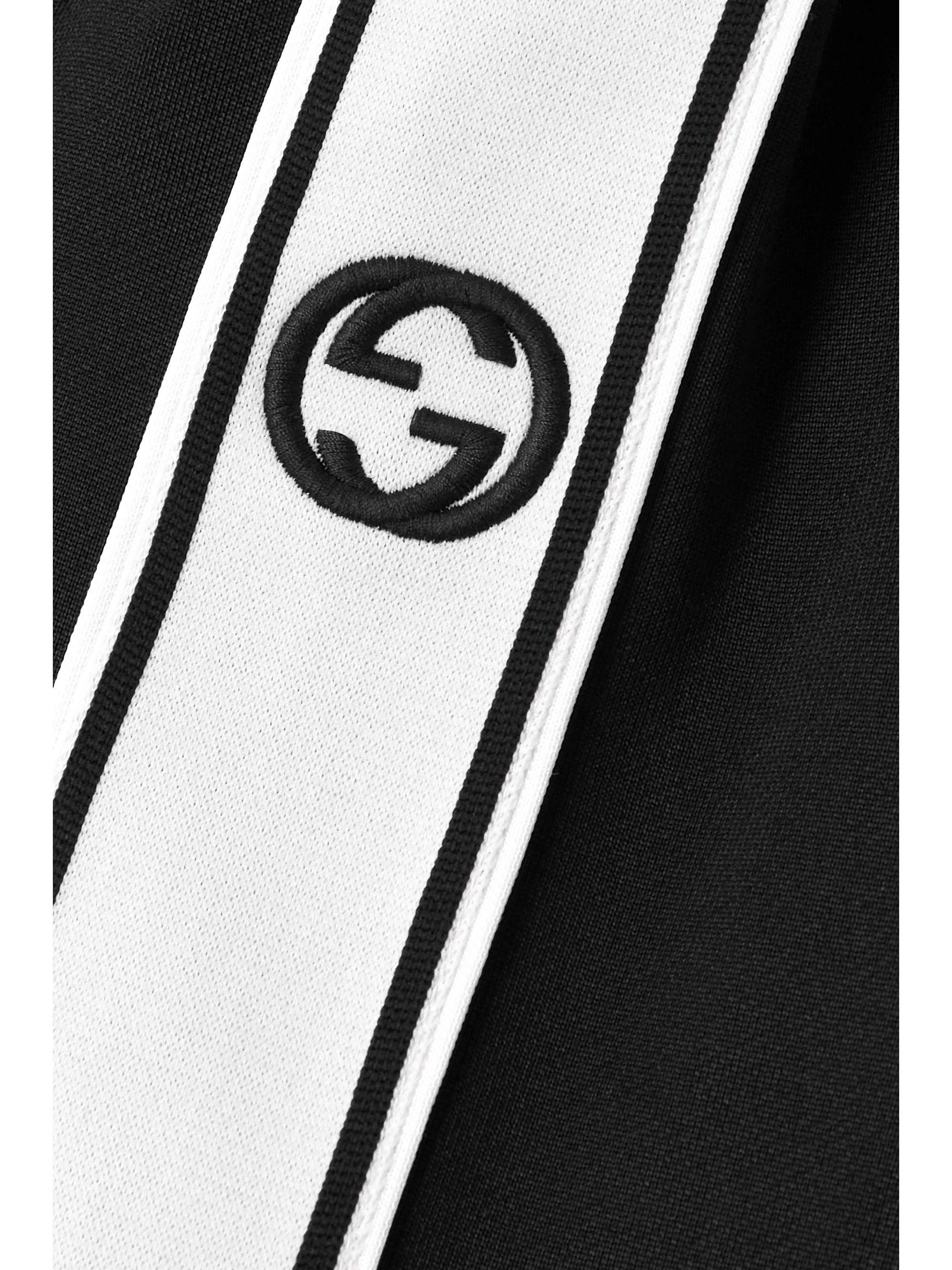 GUCCI Striped jersey straightleg pants NETAPORTER