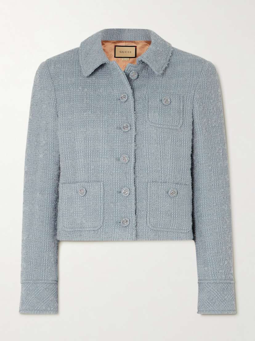 Gucci Wool-blend Tweed Jacket