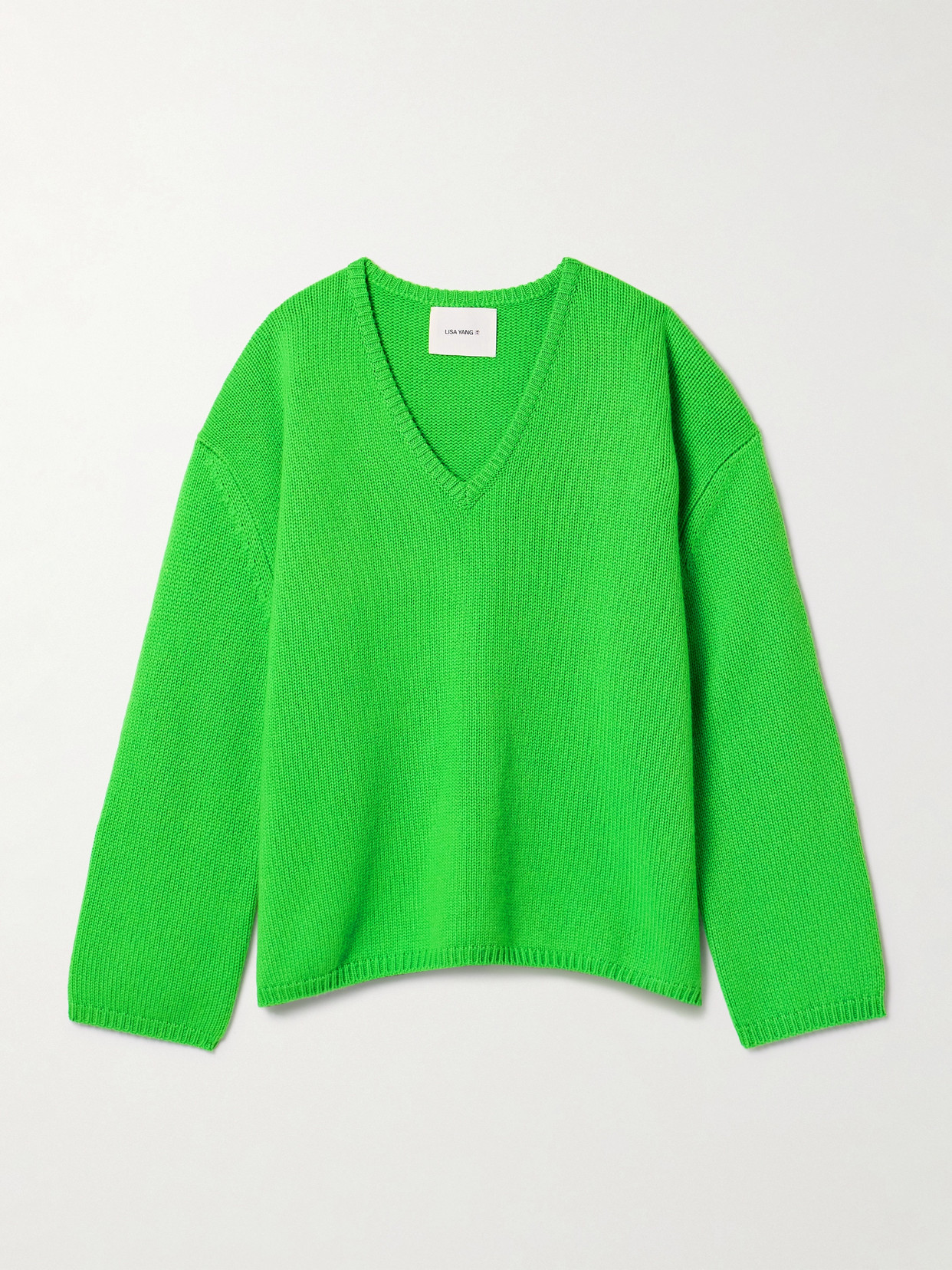 Lisa Yang Mona Cashmere Sweater In Green