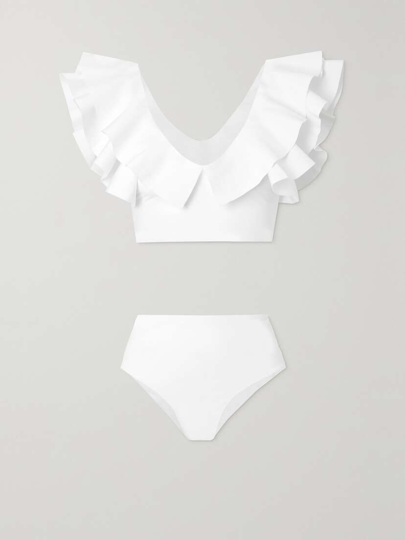 Maygel Coronel + Net Sustain Mila Ruffled Bikini