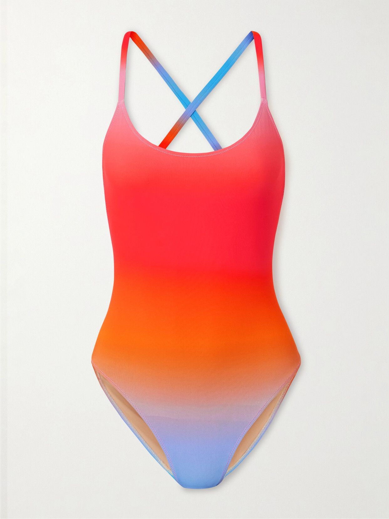 Lido + Net Sustain Uno Dégradé Swimsuit In Multi