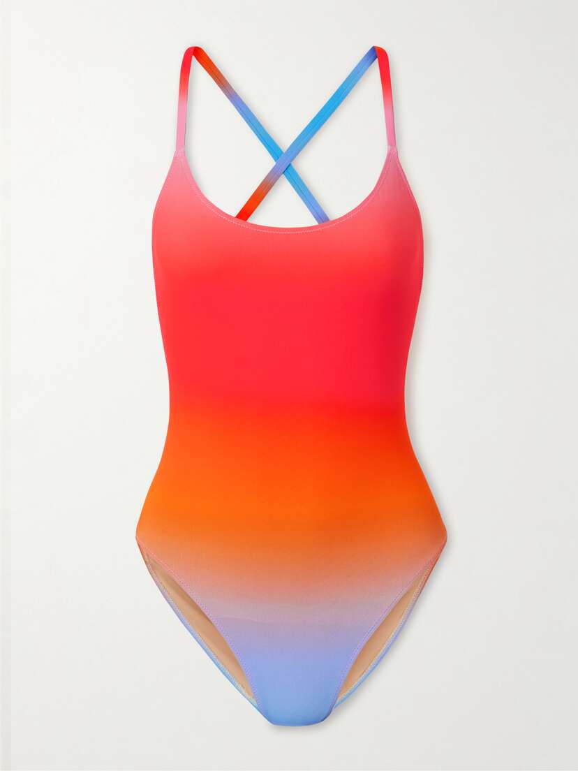 Lido + Net Sustain Uno Dégradé Swimsuit -  - x large