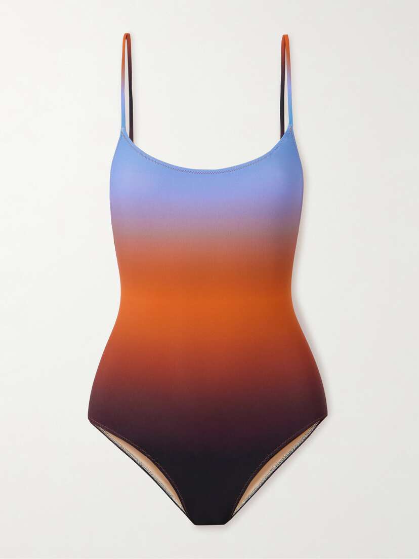 Lido + Net Sustain Trentasei Dégradé Swimsuit