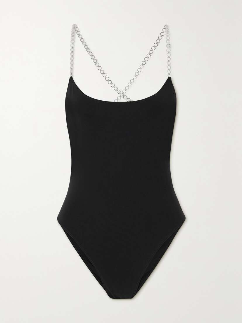 Lido + Net Sustain Uno Chain-embellished Swimsuit