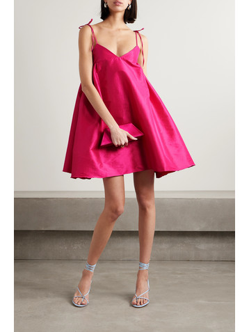 Kika Vargas + NET SUSTAIN Missy taffeta mini dress