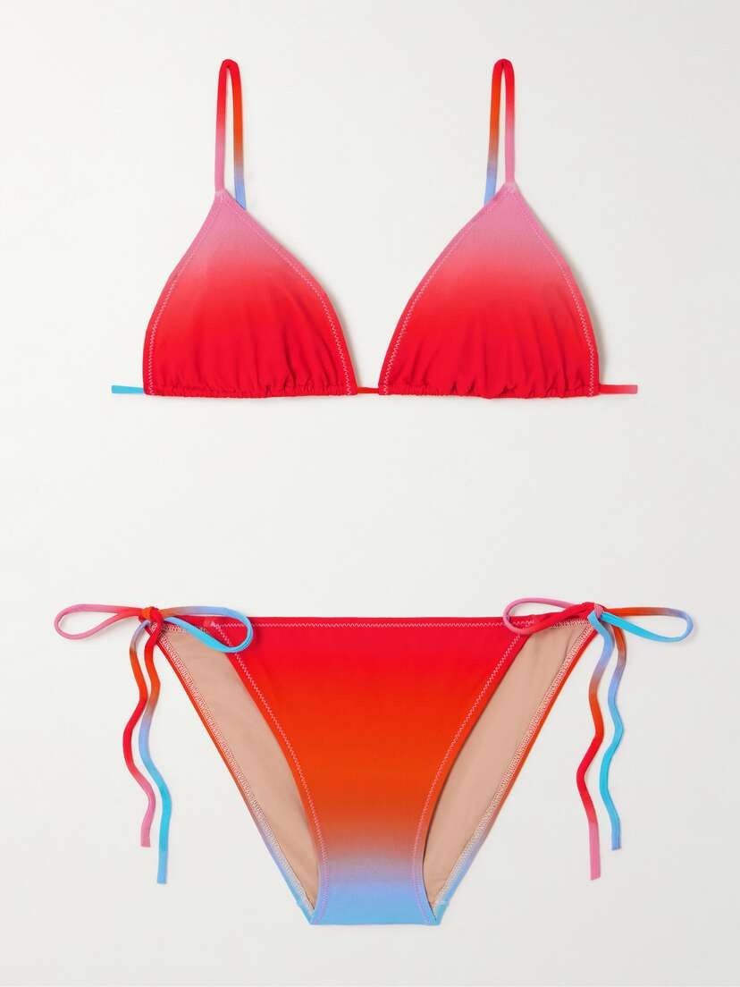 Lido + Net Sustain Venti Dégradé Triangle Bikini - x large