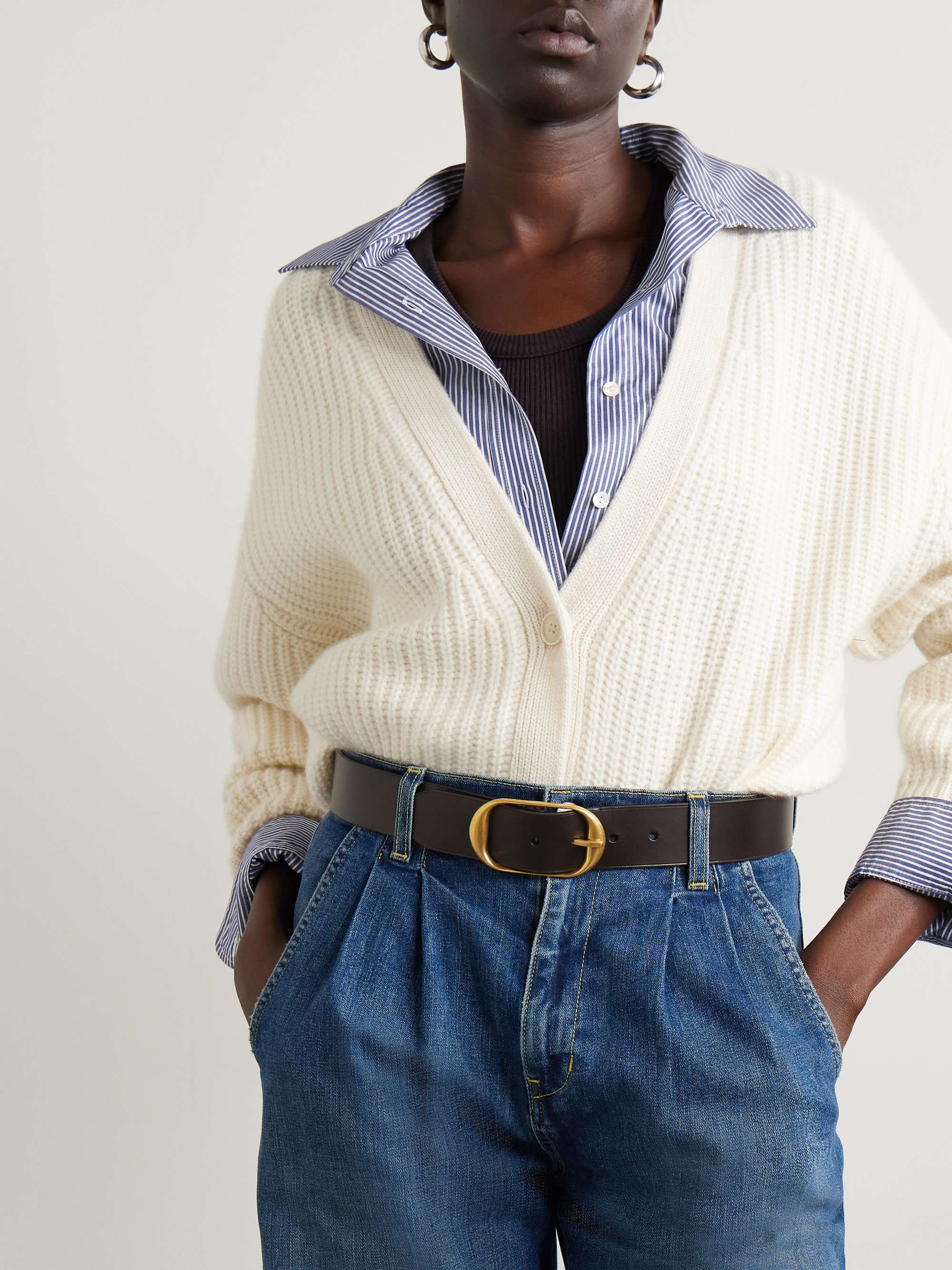 NILI LOTAN Nili leather belt