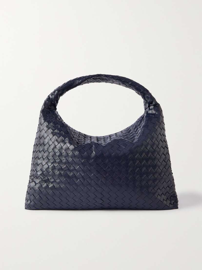 Bottega Veneta Hop Large Intrecciato Leather Tote